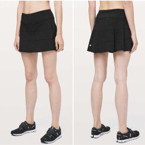 Lululemon Pace Rival Skirt 4-way Stretch 15" in Black - Size 4 Tall